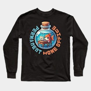 Fish in a permanent home office | Fish Aquarium Long Sleeve T-Shirt